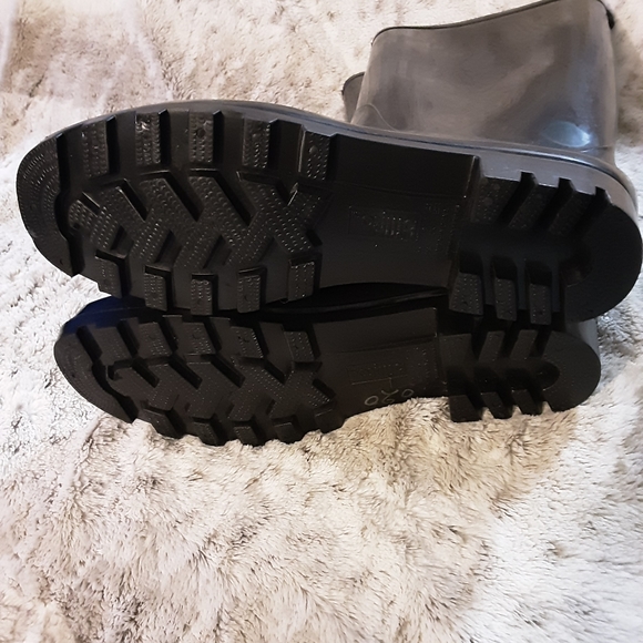 Billito Tall Black Rain Boots Women's Size 10 - Picture 3 of 6